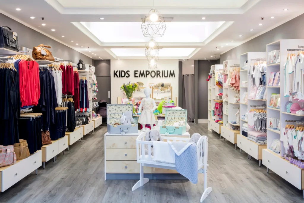 Kids retail outlet with Bespoke Shop Fittings