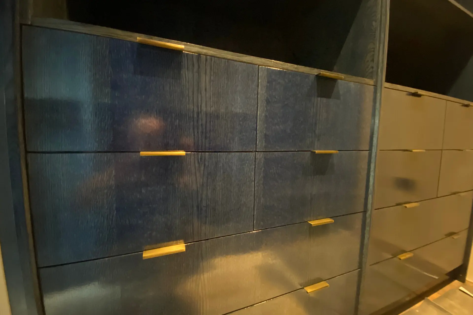 blue drawers