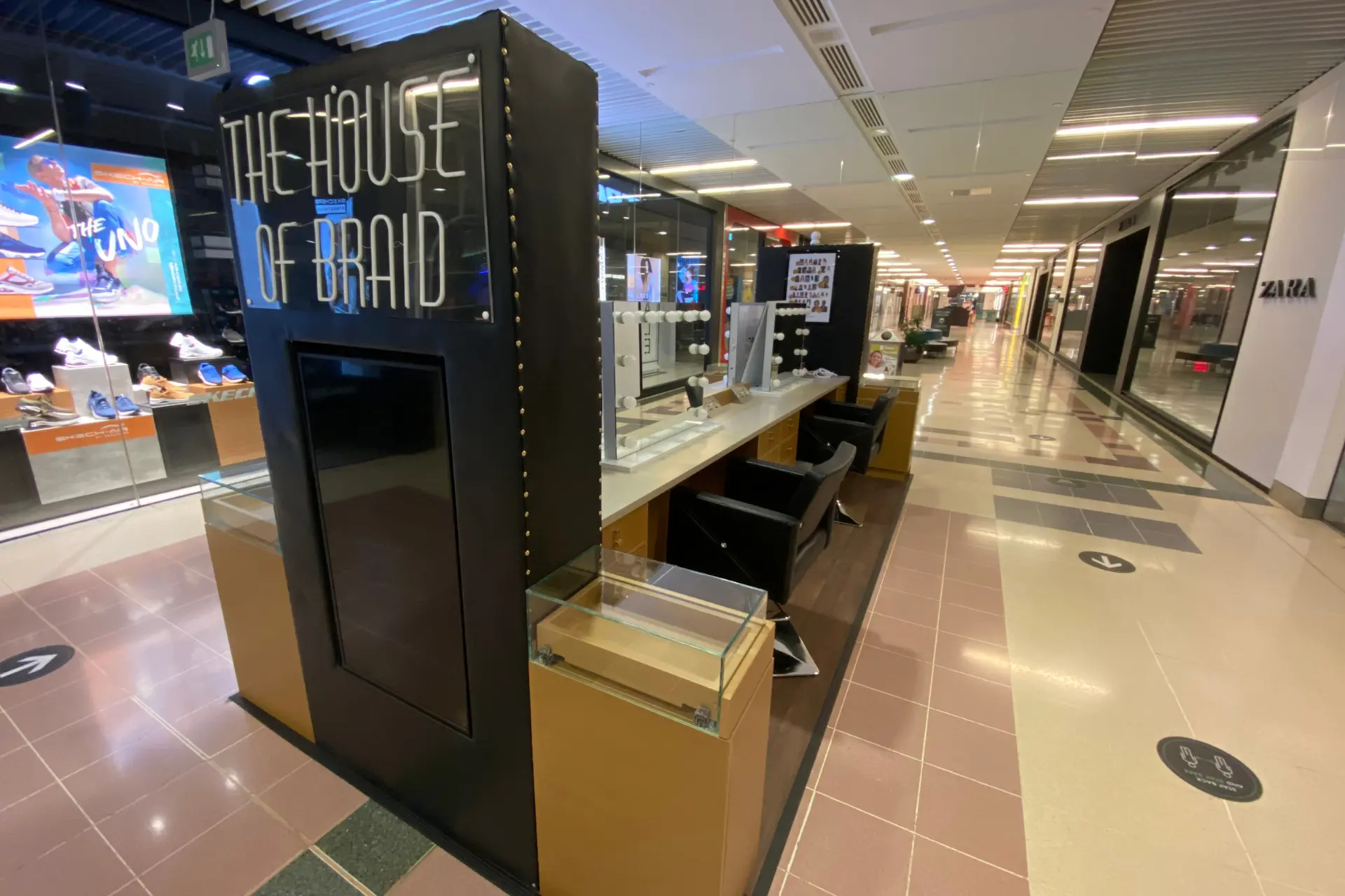 The House of Braid retail outlet with bespoke commercial joinery